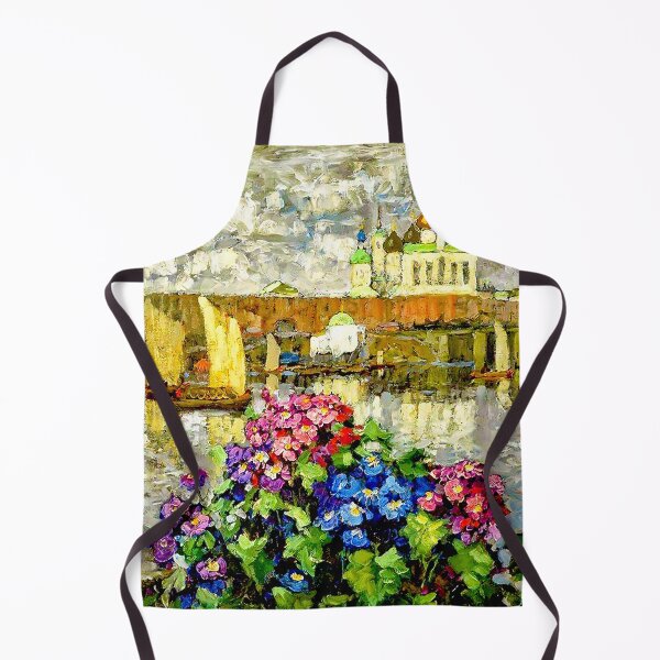 Item preview, Flowers on the window by Konstantin Gorbatov designed and sold by KellysComColors.