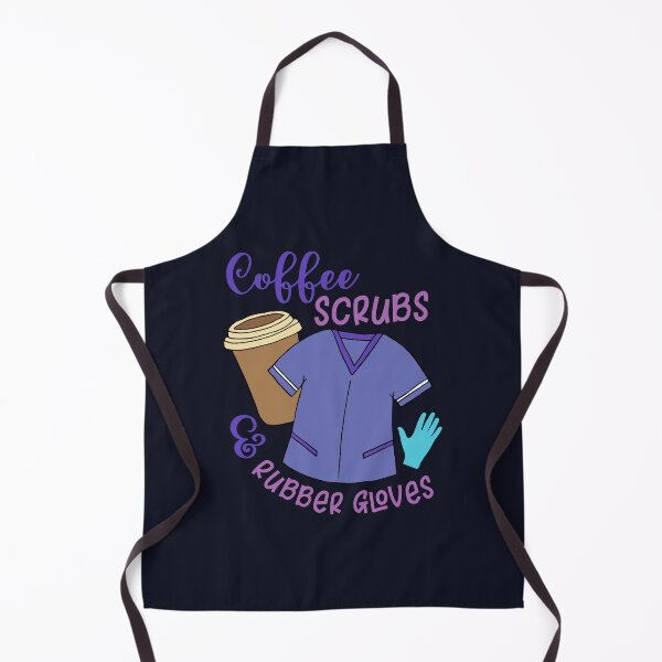Item preview, Funny Nurse Coffee Scrubs Quote designed and sold by HotHibiscus.