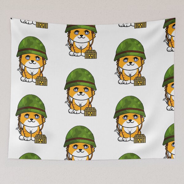 Item preview, Army Soldier Orange Cat designed and sold by Pet Station.