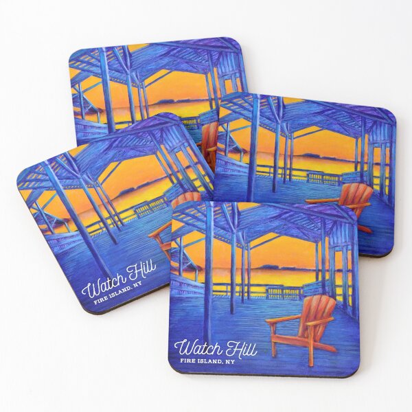 Item preview, WATCH HILL, FIRE ISLAND, NY - BOLD COLOR VERSION! designed and sold by studioroya.