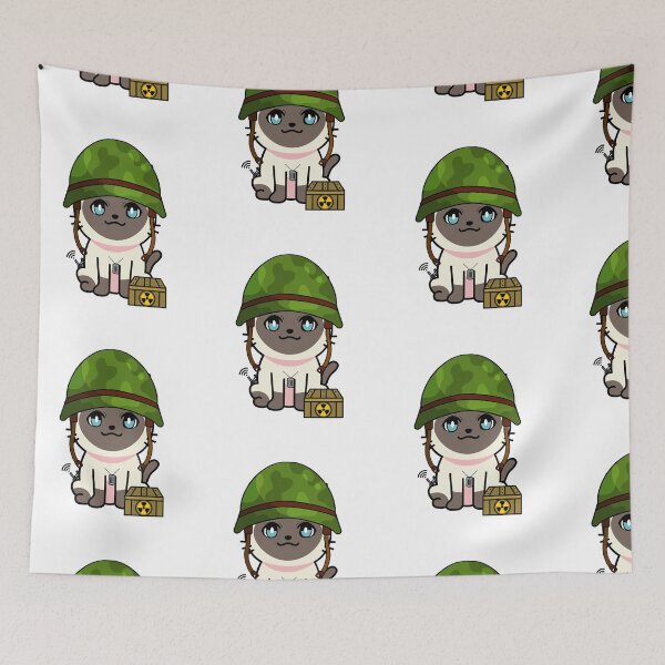 Item preview, Army Soldier siamese cat designed and sold by Pet Station.