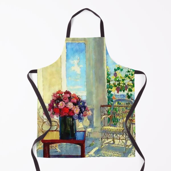 Item preview, Flowers on the Veranda by Konstantin Gorbatov designed and sold by KellysComColors.