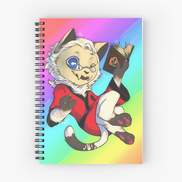 Item preview, Chibi Logos - A Mascot for readers - rainbow background designed and sold by Furiarossa.