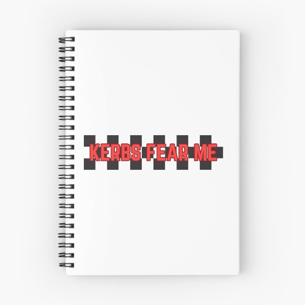 Item preview, Kerbs Fear Me Chequered Flag designed and sold by Anyone For Seconds Designs.