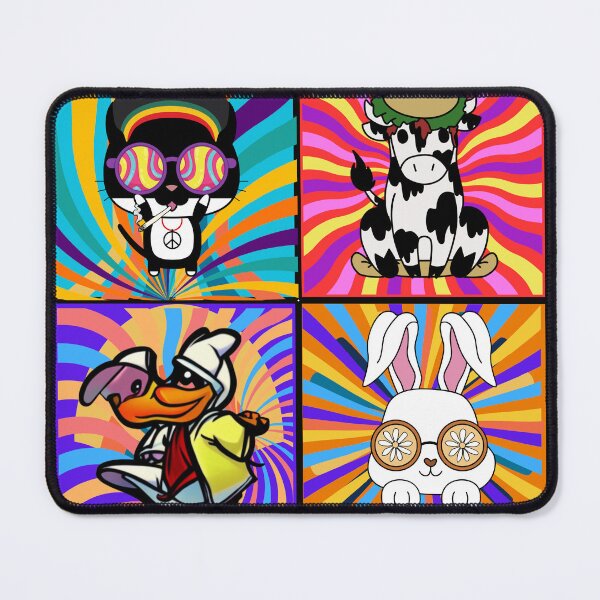 Item preview, Hippie cat and friends designed and sold by Dragonheart401.