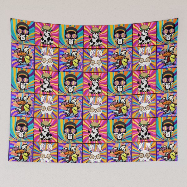 Item preview, Hippie cat and friends designed and sold by Dragonheart401.