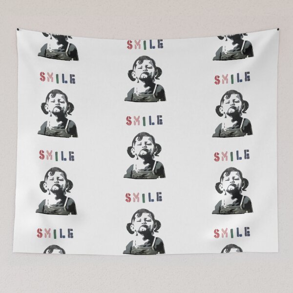 Item preview, BANKSY Smile designed and sold by inkstyl.