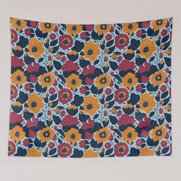 Item preview, seemless floral pattern designed and sold by 9CreativeCorner.