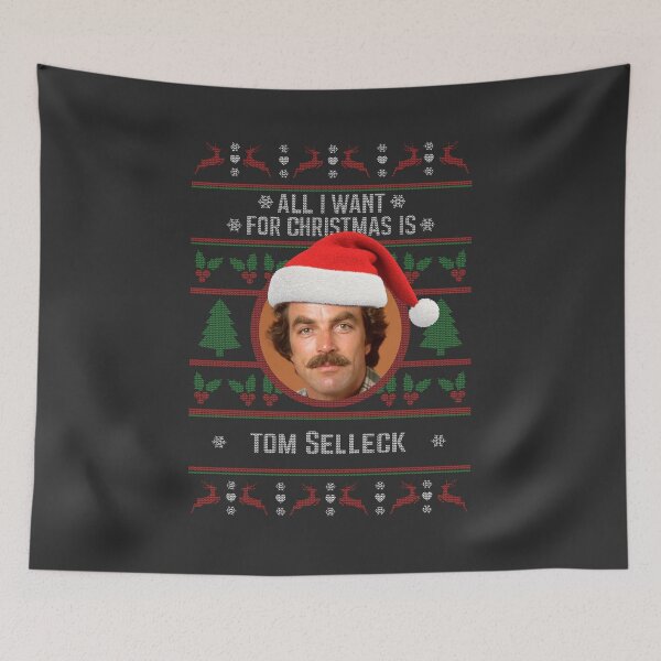 Item preview, All I want for Christmas is Tom Selleck designed and sold by MildredGreen.