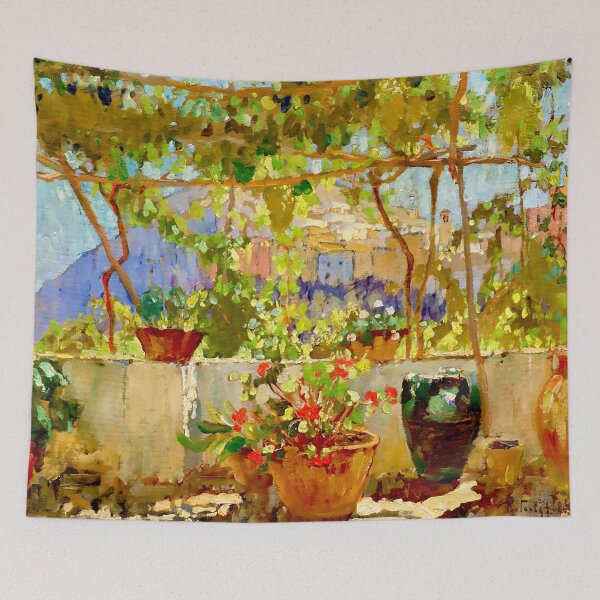 Item preview, Mediterranean Pergola by Konstantin Gorbatov designed and sold by KellysComColors.