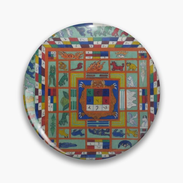 Item preview, Protection Mandala Square Tibetan Buddhist Sipa-ho thangka designed and sold by Onodera.