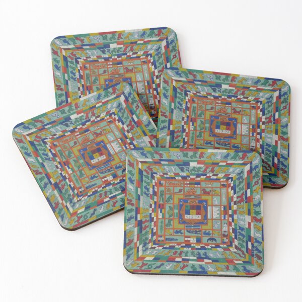 Item preview, Protection Mandala Square Tibetan Buddhist Sipa-ho thangka designed and sold by Onodera.