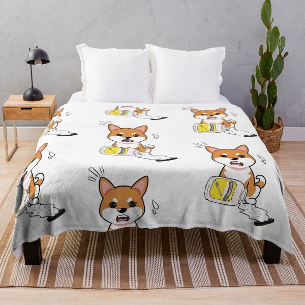 Item preview, Cute Orange Dog Spilled Mayonnaise designed and sold by Pet Station.
