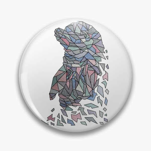 Item preview, Dolphin Polygon Acuarela-fractura vers. designed and sold by Sproutopia-Art.