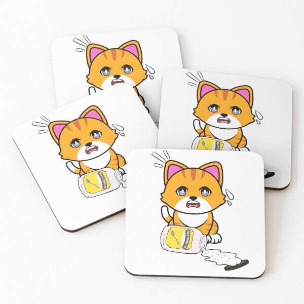 Item preview, Cute Orange Cat Spilled Mayonnaise designed and sold by Pet Station.