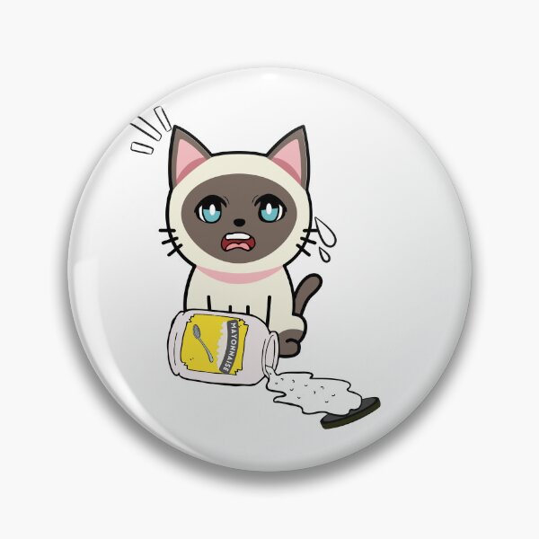 Item preview, Cute Siamese Cat Spilled Mayonnaise designed and sold by Pet Station.
