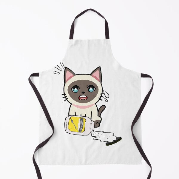 Item preview, Cute Siamese Cat Spilled Mayonnaise designed and sold by Pet Station.