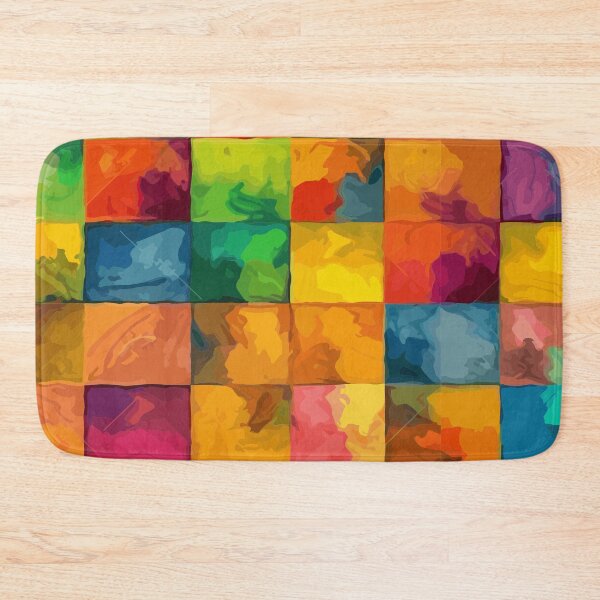 Item preview, Clear Cut Squares with Colorful Gradients designed and sold by TopArtsy.