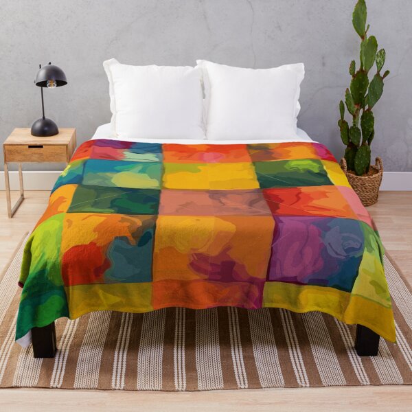 Item preview, Clear Cut Squares with Colorful Gradients designed and sold by TopArtsy.
