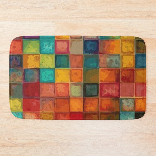 Item preview, Watercolor Tiles in Abstract Pattern designed and sold by TopArtsy.