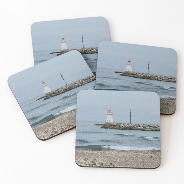 Item preview, Lighthouse Shoreline Beach Photography designed and sold by IrvineCreek.