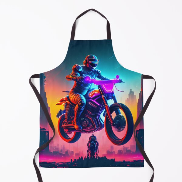 Item preview, Neon lit Motorcyclist of the Future designed and sold by Aaron2610.