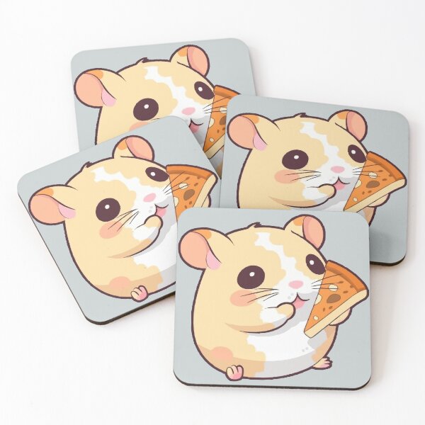 Item preview, Hamster Eating Pizza designed and sold by TheLovelyPets.