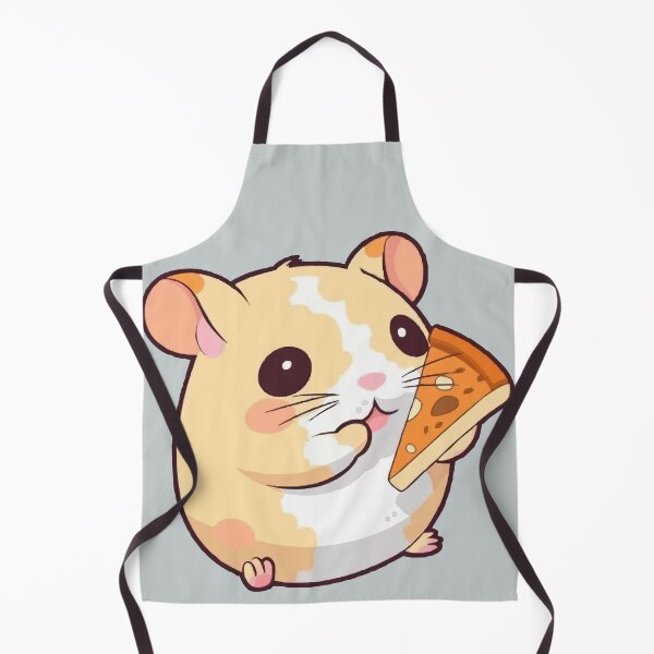 Item preview, Hamster Eating Pizza designed and sold by TheLovelyPets.