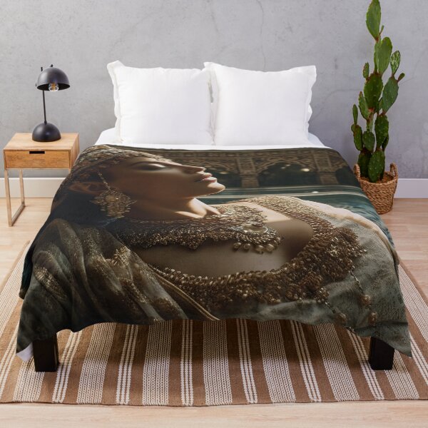 Item preview, Indian Pharaoh Queen Basking in the Sun designed and sold by RK - Shop.