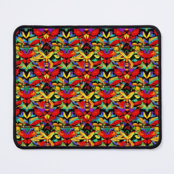 Item preview, psychedelic butterfly pattern designed and sold by weirdove.