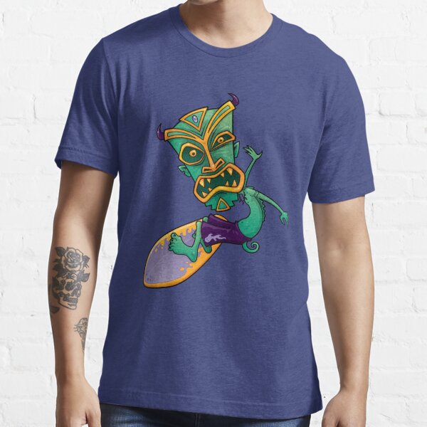 Tiki Surfer Dude Camiseta esencial