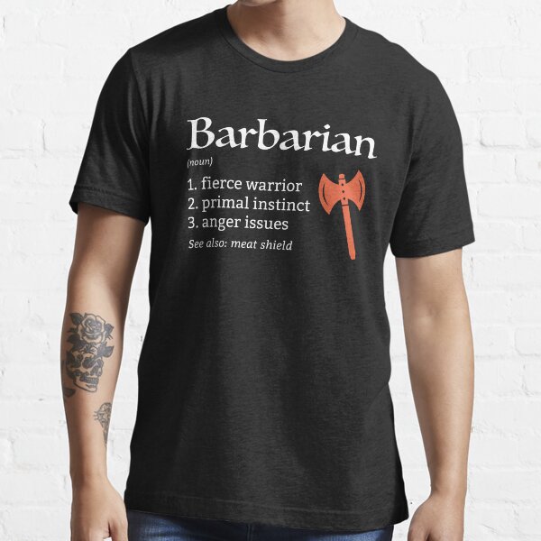 d&d barbarian shirt