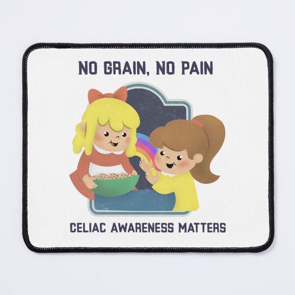 Item preview, Celiac Awareness - No Grain, No Pain, Happy Girls Sharing Cookies designed and sold by ElLocoMus.