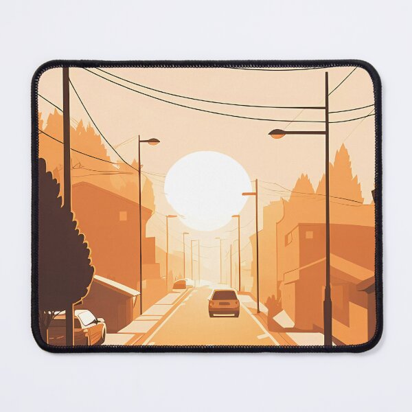 Item preview, The street at dusk designed and sold by Cahlie Li.