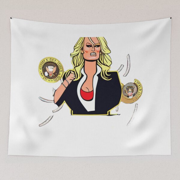 Item preview, Stormy Daniels art work for president designed and sold by bestoftrendy.