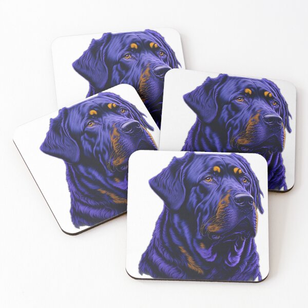 Item preview, Rottweiler Portrait designed and sold by AI-Pets.