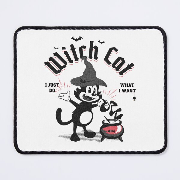 Item preview, Witch Cat | Funny Cat | Black Cat designed and sold by PlayfulPrint.