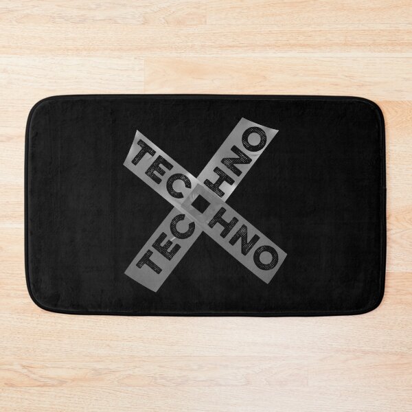 Item preview, Techno X silver tape sign. Djs gift. designed and sold by paulo silveira.