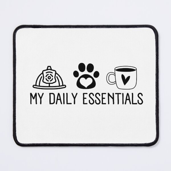 Item preview, Firefighting Coffee and Dogs - My Daily Essentials designed and sold by TrippyHistory.
