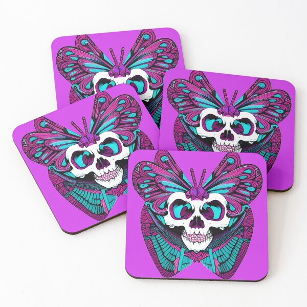 Item preview, pastelgoth psychedelic butterfly designed and sold by weirdove.
