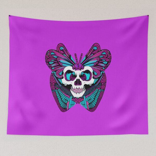 Item preview, pastelgoth psychedelic butterfly designed and sold by weirdove.