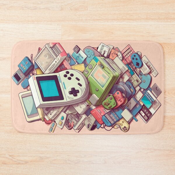 Item preview, Handheld Console Illustration designed and sold by Hazmat-AI7.