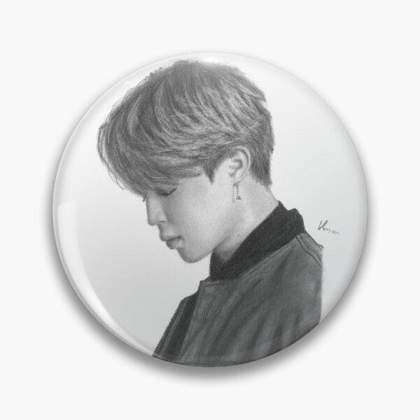 Item preview, Jimin Park Jimin BTS fanart kpop portrait realistic pencil designed and sold by Krasiaart.