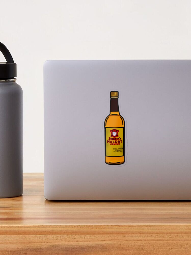 Malort & Hot Dog Sticker for Sale by MalortHotDogs