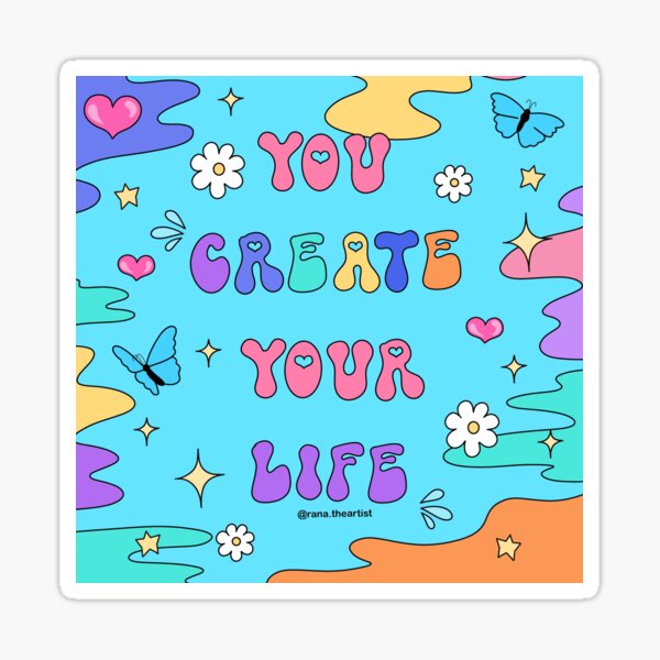 Item preview, Your create your life designed and sold by Rana Awadallah.