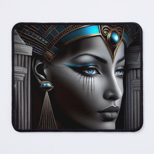 Item preview, Hathor Egyptian Goddess 'Mesmer-Eyes'd' Unique Sculpture designed and sold by ga-arts.