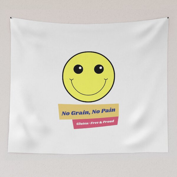 Item preview, Copy of Celiac Awareness - No Grain, No Pain, Gluten-Free & Proud designed and sold by ElLocoMus.