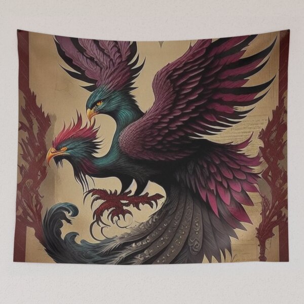 Item preview, Two Headed Phoenix designed and sold by BiancaDPetals.