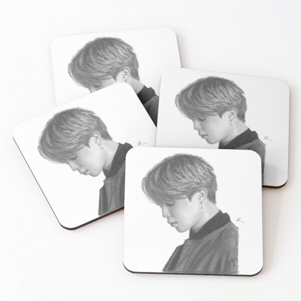 Item preview, Jimin Park Jimin BTS fanart kpop portrait realistic pencil designed and sold by Krasiaart.