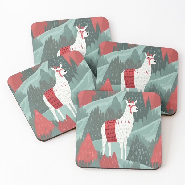 Item preview, Lhama folklore - patterns endless designed and sold by PoppinArtFox.